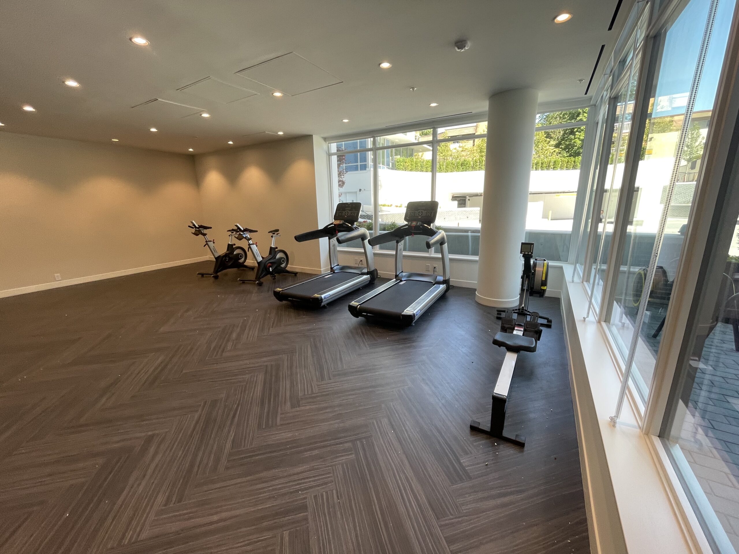 Precidia condo gym in Coquitlam